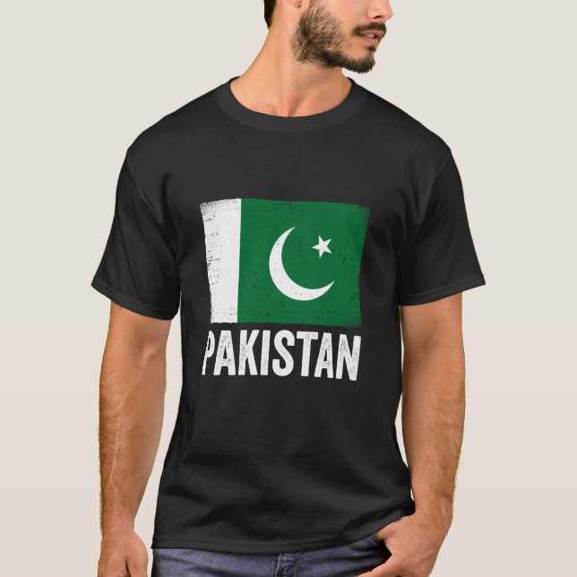 T-shirt Drapeau pakistanais Pakistan (Devant)
