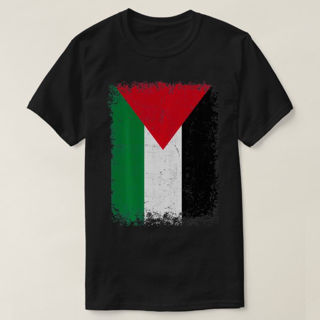 T-shirt Drapeau Palestine Dons Amour Palestine (Design devant)