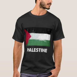 T-shirt Drapeau palestinien