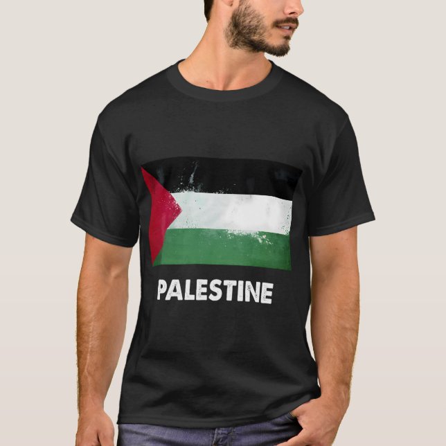 T-shirt Drapeau palestinien (Devant)