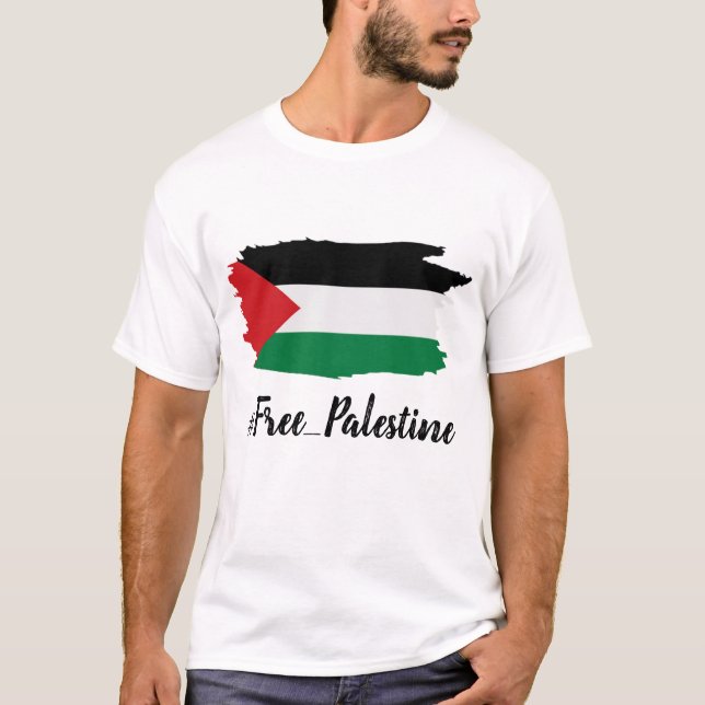T-shirt Drapeau palestinien (Devant)