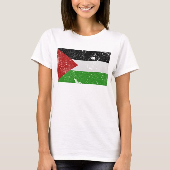 T-shirt Drapeau palestinien (Devant)