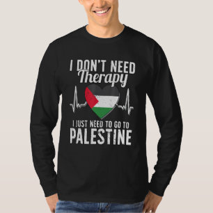 T-shirt Drapeau palestinien I Palestine Drapeau de vacance