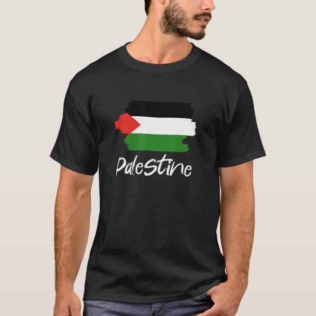 T-shirt Drapeau palestinien Palestine 1 (Devant)
