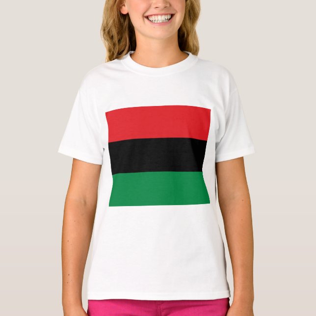 T-shirt Drapeau panafricain (Devant)