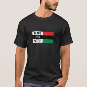 T-shirt Drapeau panafricain, Black Lives Matt, Symbole Uni