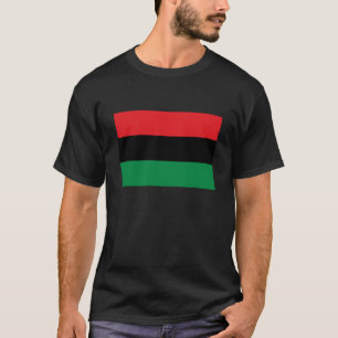 T-shirt Drapeau panafricain et drapeau unia, symbole