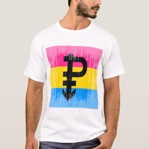 T-shirt Drapeau Pansexual vintage