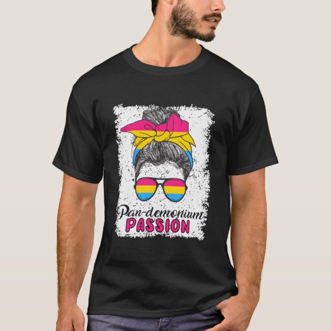 T-shirt Drapeau Panual Blague Pan-Démonium Passion (Devant)