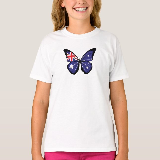 T-shirt Drapeau papillon australien (Devant)