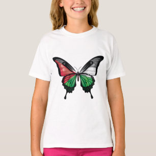 T-shirt Drapeau papillon de la Palestine