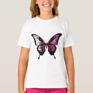 T-shirt Drapeau papillon de Qatar à queue fourchue