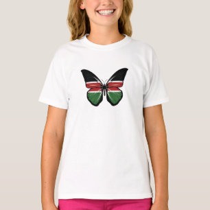 T-shirt Drapeau papillon du Kenya