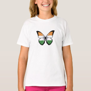 T-shirt Drapeau papillon indien