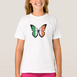T-shirt Drapeau papillon irlandais