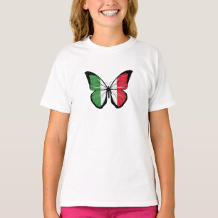 T-shirt Drapeau papillon italien