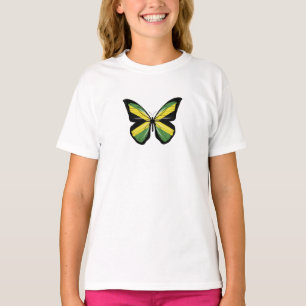 T-shirt Drapeau papillon jamaïcain