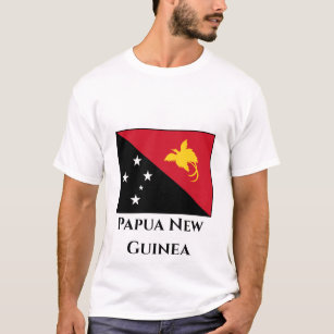 T-shirt Drapeau Papouasie-Nouvelle-Guinée
