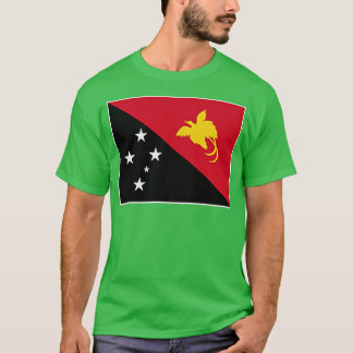 T-shirt Drapeau Papouasie-Nouvelle-Guinée avec Guinée nati