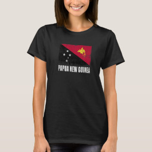 T-shirt Drapeau Papouasie-Nouvelle-Guinée Drapeau du pays