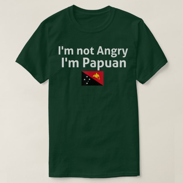 T-shirt Drapeau Papouasie-Nouvelle-Guinée Papouasie-Nouvel (Design devant)