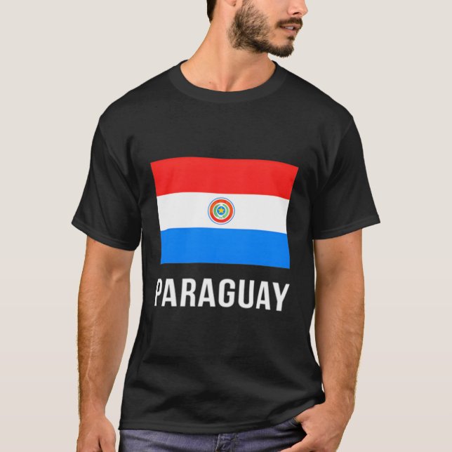 T-shirt Drapeau paraguayen (Devant)
