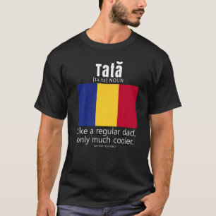 T-shirt Drapeau patriote roumain d'Amérique Fête des pères