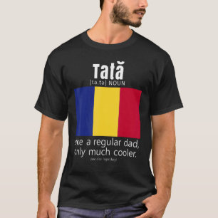 T-shirt Drapeau patriote roumain d'Amérique Fête des pères