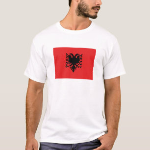 T-shirt Drapeau patriotique albanais