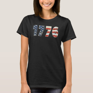T-shirt Drapeau patriotique américain 1776