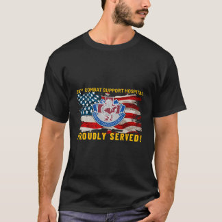 T-shirt Drapeau Patriotique Américain 28E Hôpital De Souti