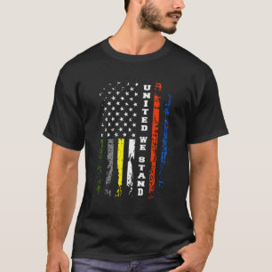 T-shirt Drapeau Patriotique Américain Premier Répondant