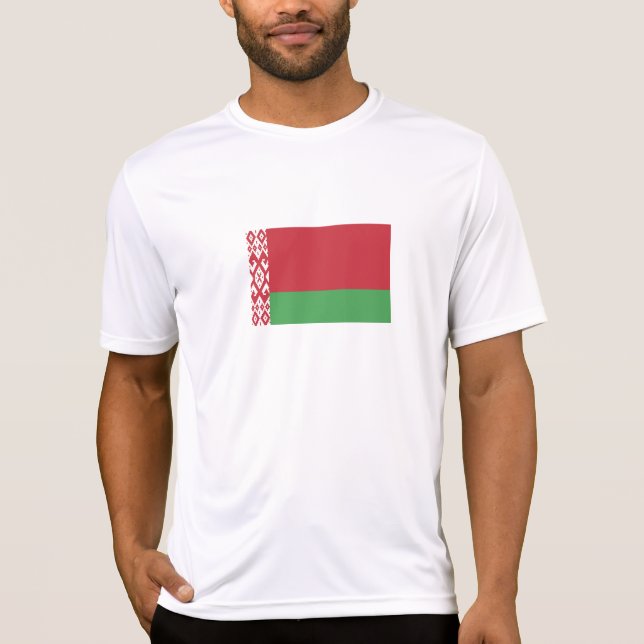 T-shirt Drapeau patriotique biélorusse (Devant)