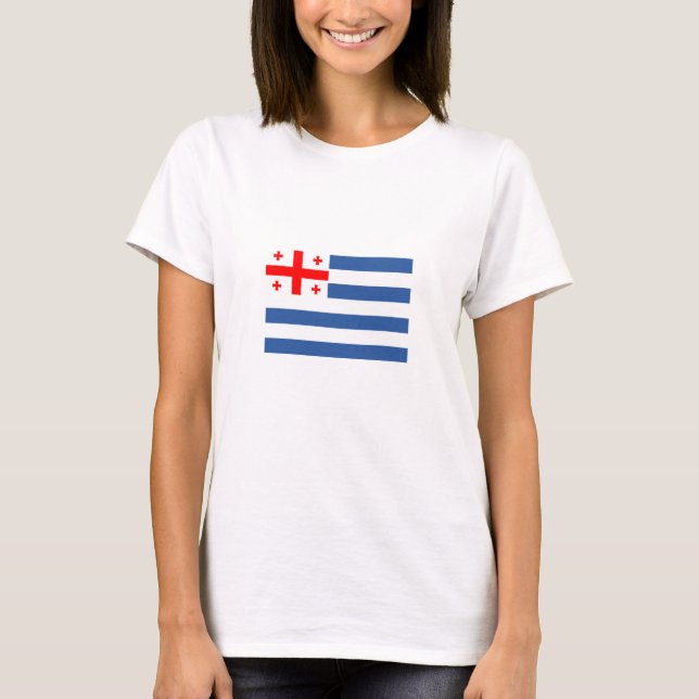 T-shirt Drapeau patriotique d'Adjara (Devant)