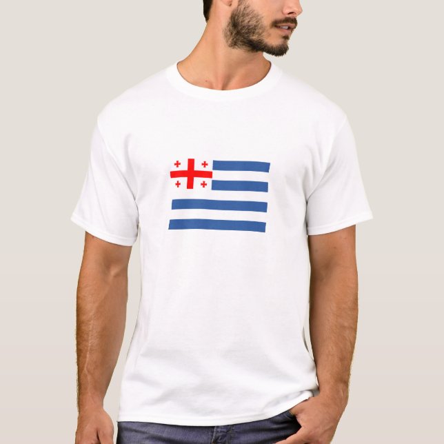 T-shirt Drapeau patriotique d'Adjara (Devant)