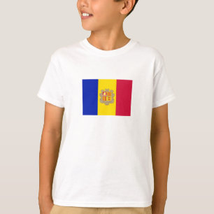 T-shirt Drapeau patriotique d'Andorre