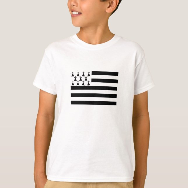 T-shirt Drapeau patriotique de Bretagne (Devant)
