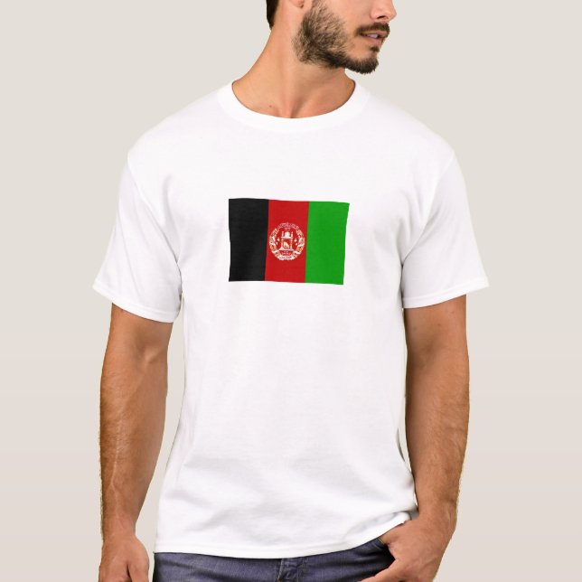 T-shirt Drapeau patriotique de l'Afghanistan (Devant)