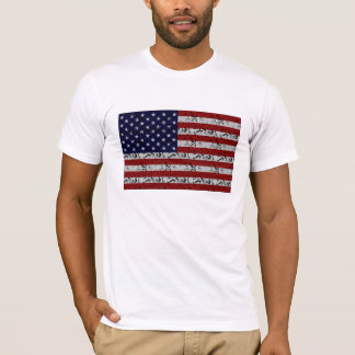 T-shirt Drapeau patriotique des Etats-Unis d'Américain des