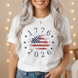 T-shirt Drapeau patriotique des États-Unis d'Amérique pour