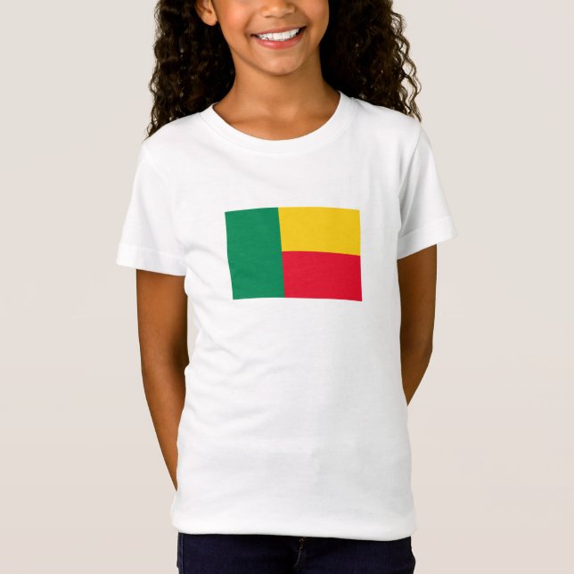 T-Shirt Drapeau patriotique du Bénin (Devant)