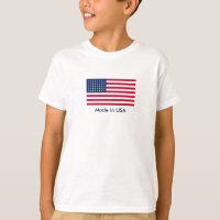 T-shirt Drapeau Patriotique Enfants
