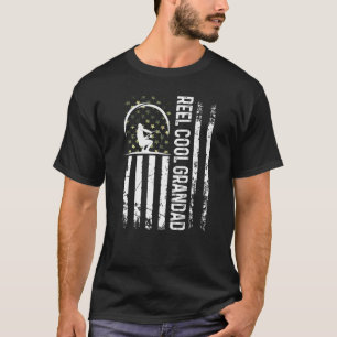 T-shirt Drapeau Patriotique Homme Bobine Cool Grand-père P