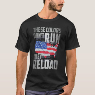T-shirt Drapeau Patriotique I Américain I USA Les Couleurs