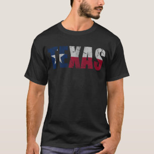 T-shirt Drapeau patriotique rustique du Texas