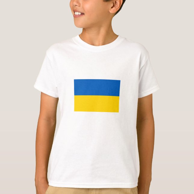 T-shirt Drapeau patriotique ukrainien (Devant)