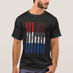 T-shirt Drapeau Pays-Bas Football Hollandais Fans