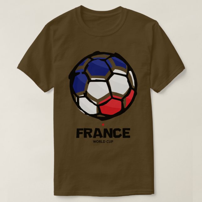 T-shirt Drapeau pays France (Design devant)