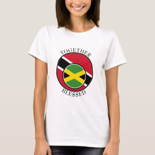 T-shirt Drapeau personnalisé TRINIDAD JAMAICA