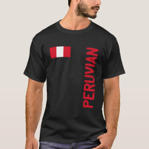 T-shirt Drapeau Péruvien Et Racines Péruviennes
